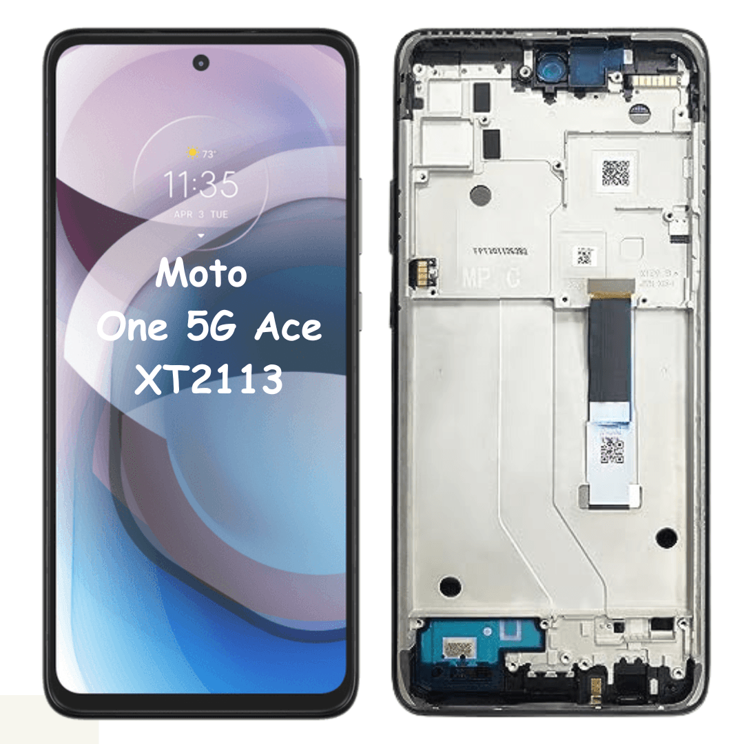 LCD Display Touch Screen Digitizer Assembly Replacement For Motorola Moto One 5G Ace XT2113 - Best Cell Phone Parts Distributor in Canada, Parts Source LCD Display Touch Screen Digitizer Assembly Replacement For Motorola Moto One 5G Ace XT2113 - Best Cell Phone Parts Distributor in Canada, Parts Source